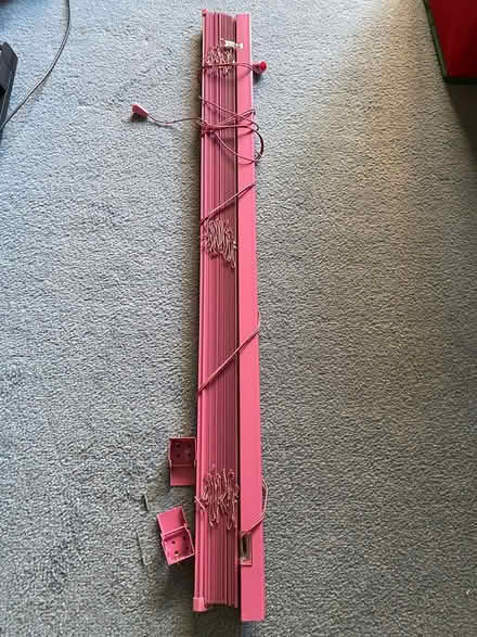Photo of free Pink window blind 87cm wide (Riverhead) #1