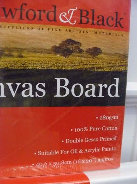 Photo of free Art supplies: 6 x stretch canvas & 2 x canvas boards 20"x16" (Kempsey WR5) #2
