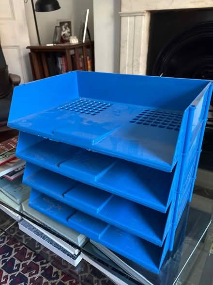 Photo of free Filing trays set of 4 stacking (Dalston E8) #1