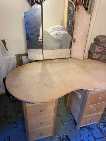 Photo of free Kidney shaped dressing table. (Belle Vue SY3) #1