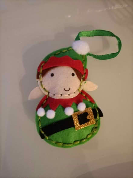 Photo of free Felt elf hanging decoration (Bucklesham) #1