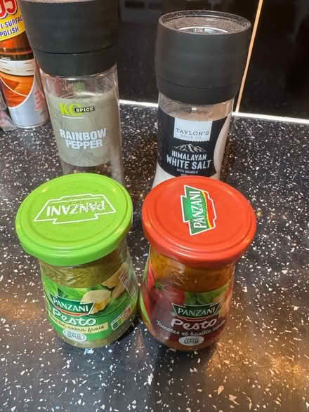 Photo of free Pesto and salt and pepper (Cutteslowe OX2) #1