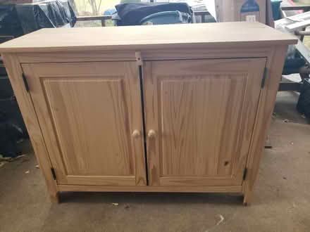 Photo of free Basic Unfinished Wood Cabinet (Lewisdale Rd, Clarksburg, MD) #2