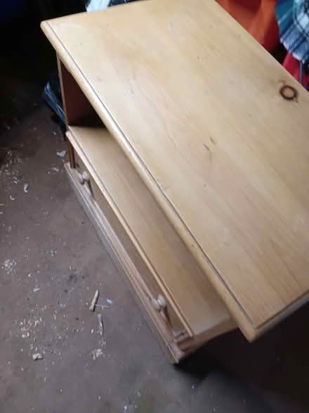 Photo of free Pine Tv unit good condition (Whittington SY11) #1