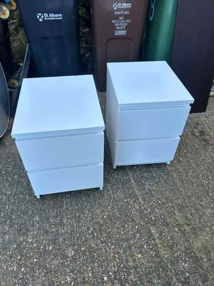 Photo of free 2 x Bedside Cabinets (AL3 near Waitrose) #1