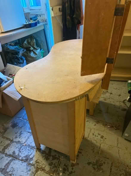 Photo of free Kidney shaped dressing table. (Belle Vue SY3) #2