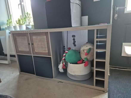 Photo of Wood coloured 8 x 2 kallax unit (RG2 Shinfield) #1