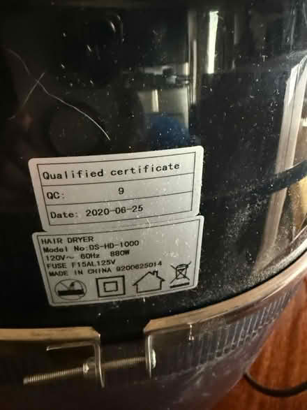 Photo of free Hard Hat Hair Dryer ( DS-HD-1000) (West San Jose 95128) #4