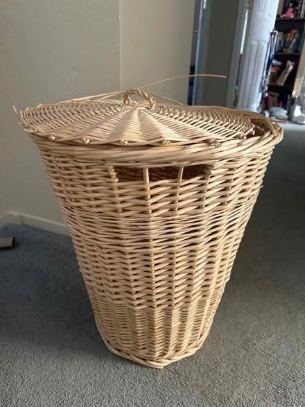 Photo of free Rattan laundry basket (North Pacifica) #2