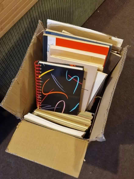 Photo of free Assorted notebooks and paper (Barton/Headington, OX3) #1