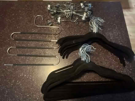 Photo of free Velvet covered flat hangers (Capitol Hill, Lincoln Park) #1