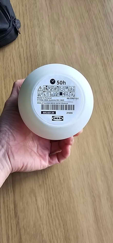 Photo of free Ikea vanilla candle (Altrincham) #2