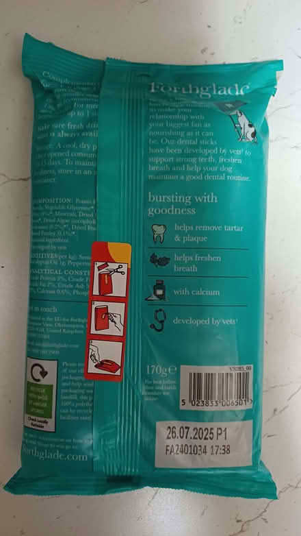 Photo of free Forthglade dental sticks for dogs (Bradbourne Lakes TN13) #2
