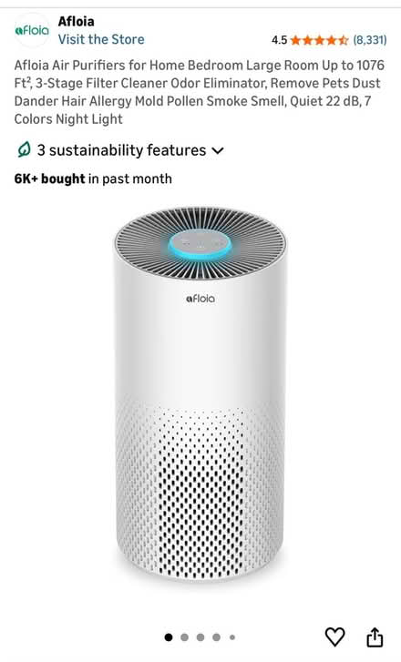 Photo of free Air Purifier (North Asheville) #2