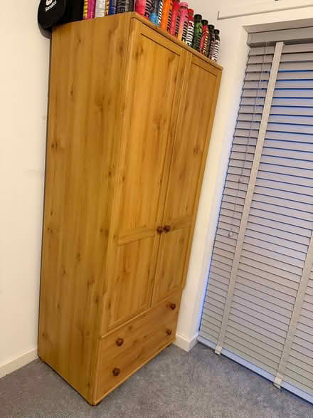 Photo of free Pine wardrobe (Carshalton) #2