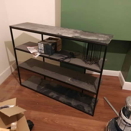 Photo of free Shelving unit black (Plaistow Newham E13) #2