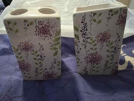 Photo of free Ceramic toothbrush holder set (Broughton Park M8) #2