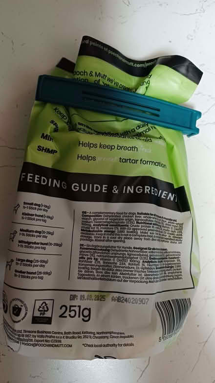 Photo of free Pooch & Mutt dental sticks (Bradbourne Lakes TN13) #2