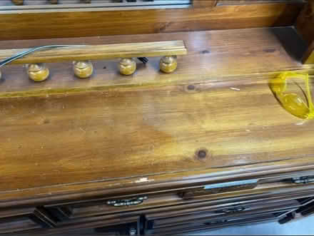 Photo of free Drawer dresser/hutch with mirror (Gibsonburg) #3