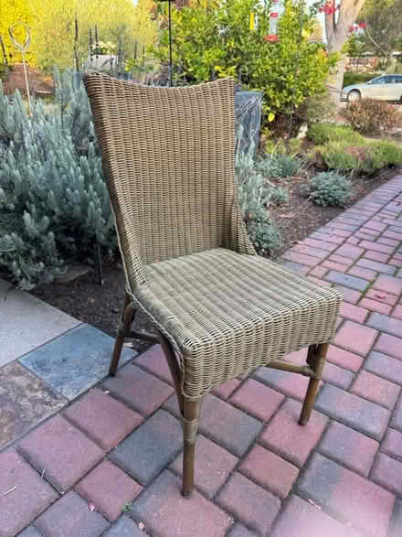 Photo of free 1 wicker chair (Cherry Chase Sunnyvale) #1