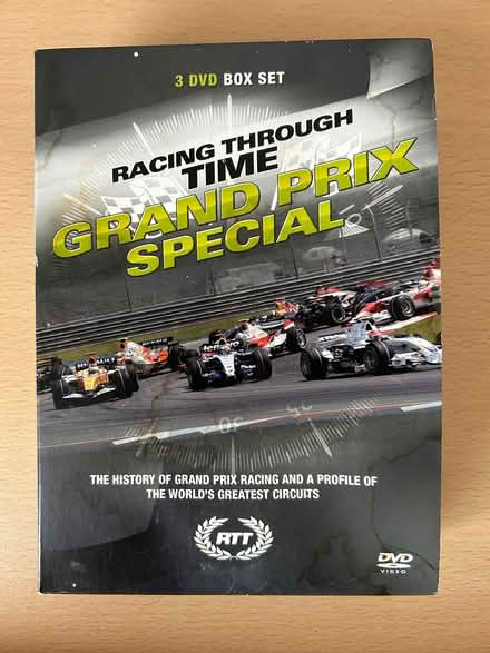 Photo of free "Racing Through Time" DVD box set (Caernarfon LL55) #1