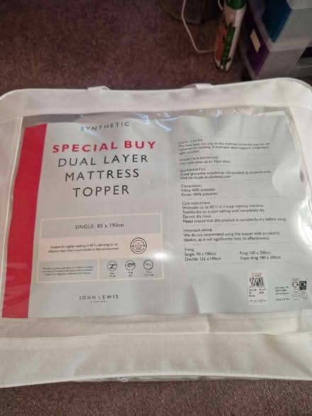 Photo of free Mattress topper (North Watford WD24) #1