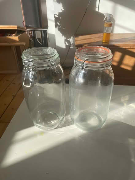 Photo of free Two large Glass Containers (SE1 6Hd) #1
