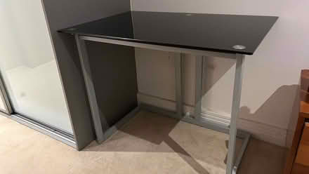 Photo of free Black Glass Desk (Molesey KT8) #1
