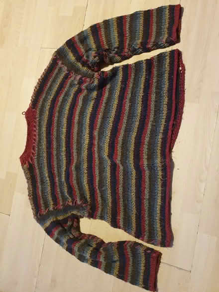 Photo of free Adult knitted cotton jumper (Manor Road N17) #2