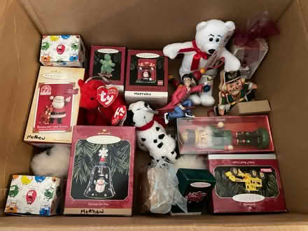 Photo of free Misc Christmas ornaments (Serra Park) #1