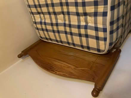 Photo of free Single divan bed, pine headboard (Moreton-in-Marsh GL56) #1
