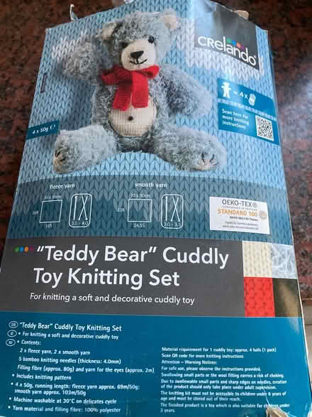 Photo of free Teddy bear knitting kit (Kilbarchan) #2