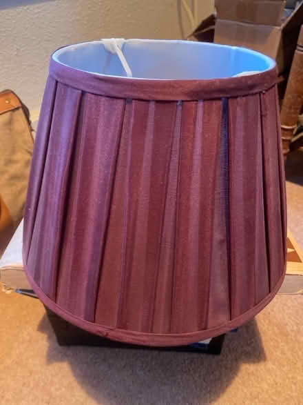 Photo of free Maroon lampshade (Wormleighton CV47) #1