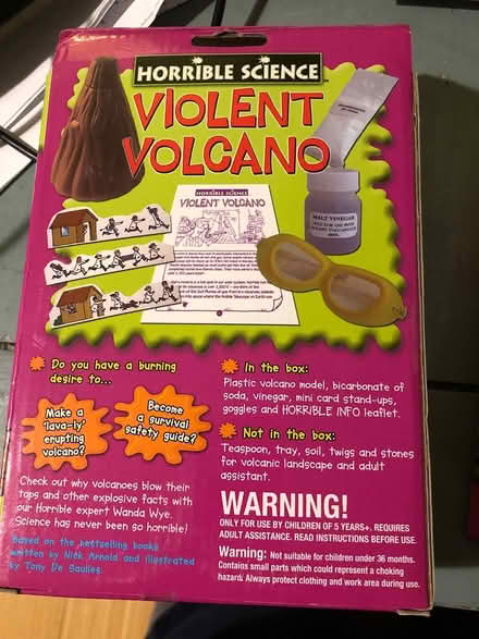 Photo of free 2 Horrible science volcanos (Bromley BR1) #2