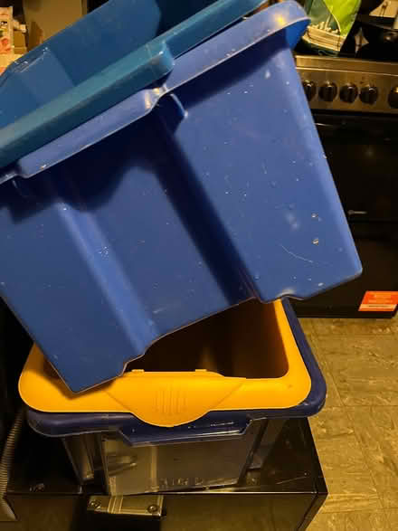 Photo of free 4 plastic storage boxes (Ipswich IP2) #1
