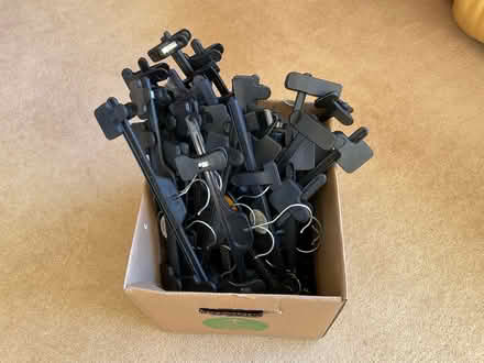 Photo of free Box of trouser and skirt hangers (East Carleton NR14) #1