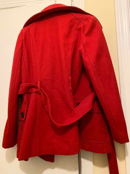 Photo of free Women’s red pea coat (Silver Spring) #2