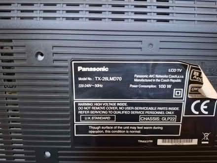Photo of free 26inch Panasonic TV (Wadsley S6) #2