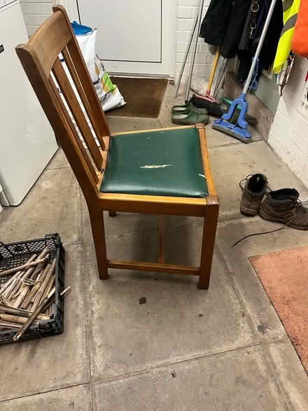 Photo of free Two traditional dining chairs - 1930s/40s? (Barnard's Green WR14) #4
