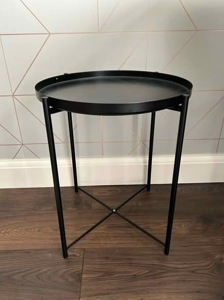 Photo of free IKEA black side table (Datchet SL3) #1