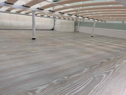 Photo of free NEXT white metal double bed frame (Stanway CO3) #4