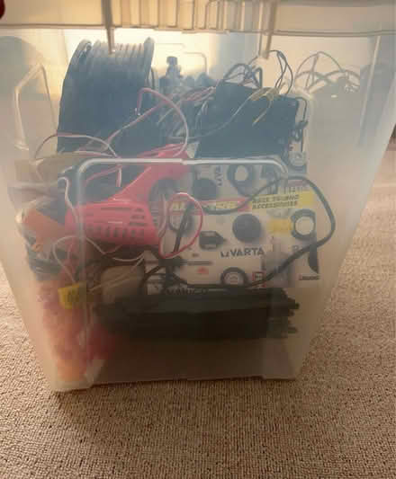 Photo of free Scalextric items - Large box (Banstead) #2
