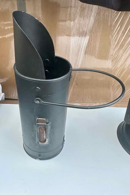 Photo of free Fireside companion set, match holder, log carrier (Holbeach St Marks PE12) #1