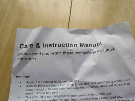 Photo of free Artificial Christmas Tree (Southdown) #1