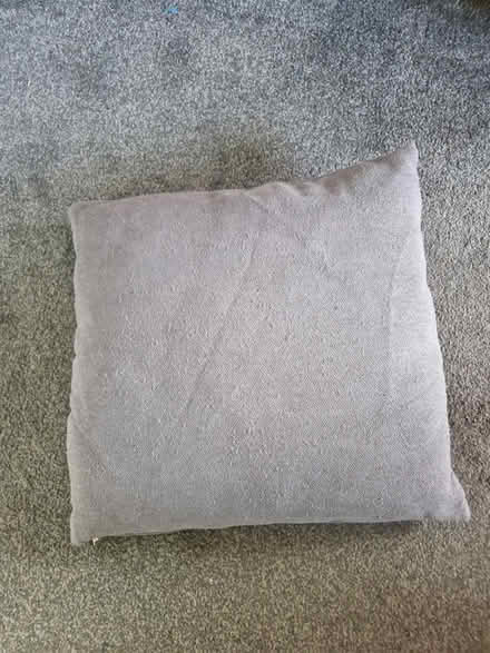Photo of free 4 x grey cushions with cover (WD6) #1