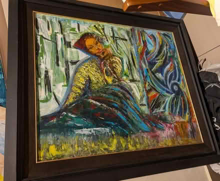 Photo of free Framed canvas painting (Shepherds bush) #1