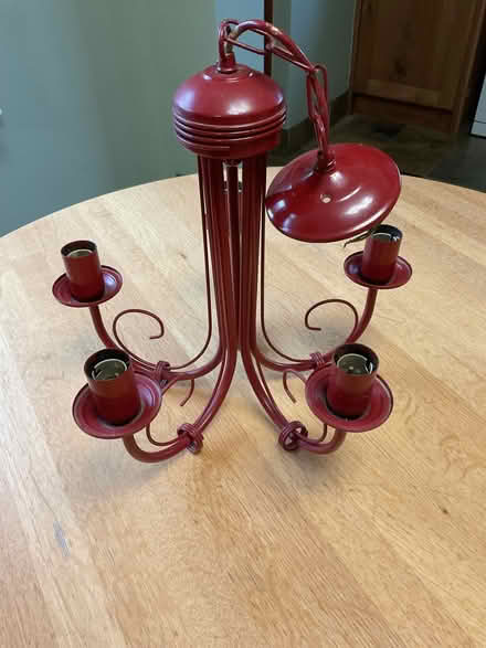Photo of free Red candelabra. (Cudham TN14) #1
