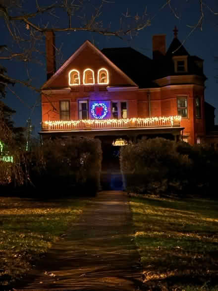 Photo of free Large 60” diameter Christmas wreath (North Downtown Charlottesville) #2