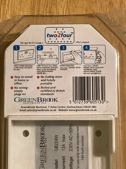 Photo of free Twin socket extension (Battersea SW11) #2