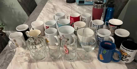 Photo of free Assorted glasses, mugs, cups (Lower Pilsley S45) #1
